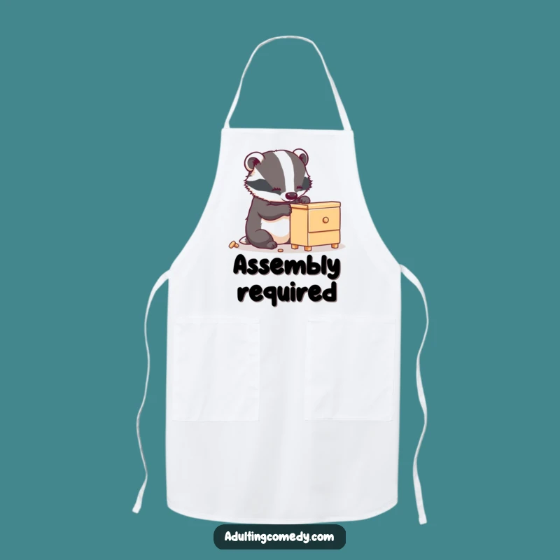 Funny Badger Furniture Apron - Chef's Hilarious DIY Companion