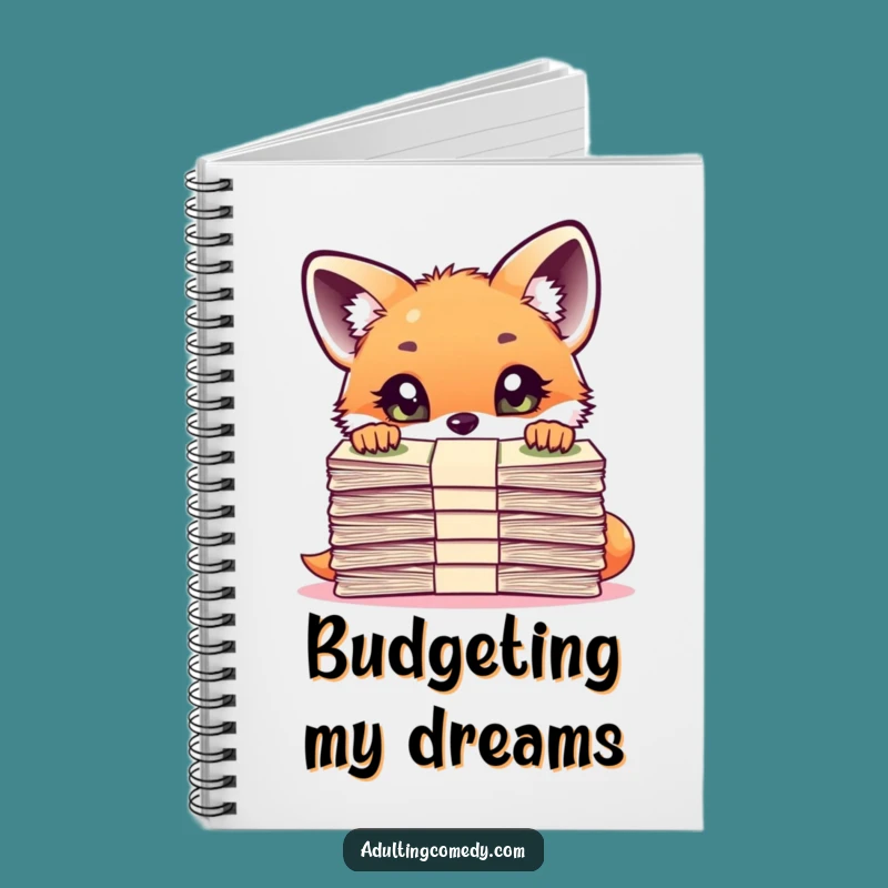 Funny Fox Bill Tracker Notebook: Organize Your Finances with Humor